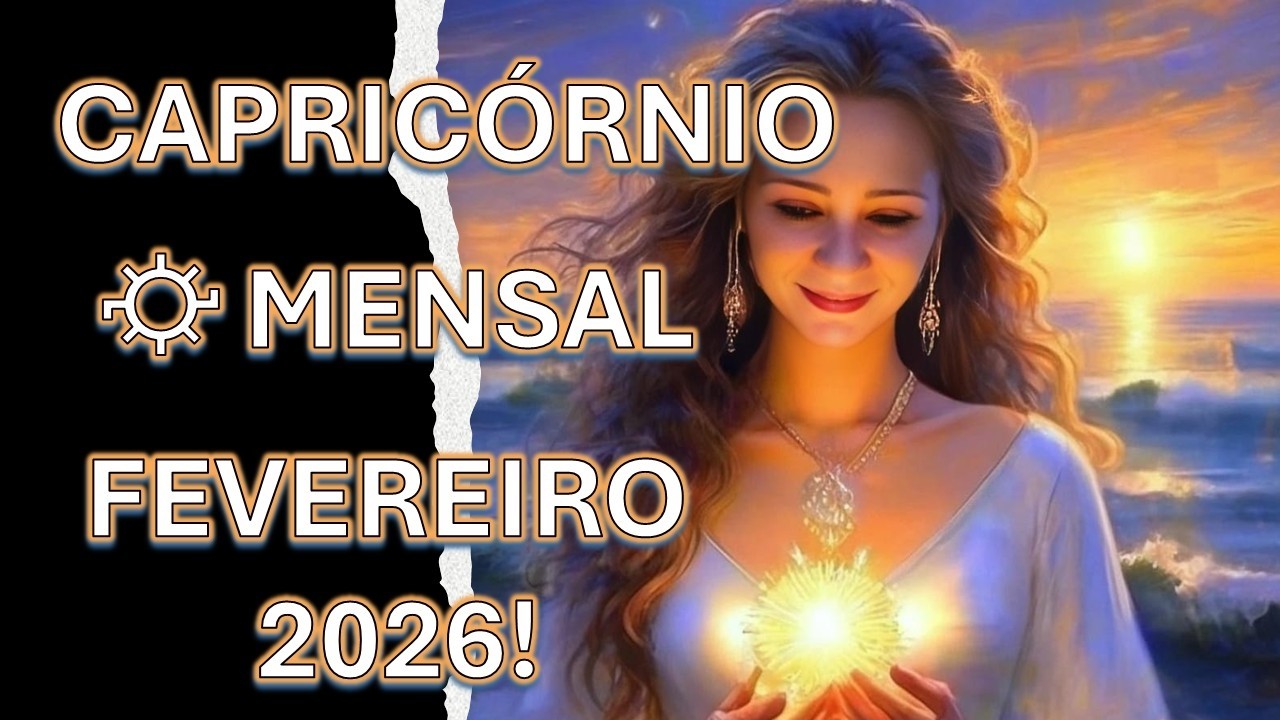 ♑CAPRICÓRNIO🔮 MENSAL FEVEREIRO DE 2026!