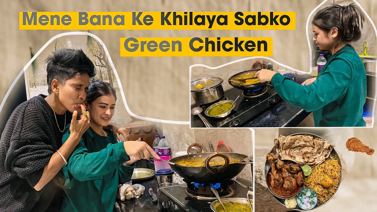 Aaj Rajju ne घुमाया Kota || फिर  बनाया rajju shivi के ghr पर ग्रीन chicken 🙈❤️​@chotanawab ||Mahi||