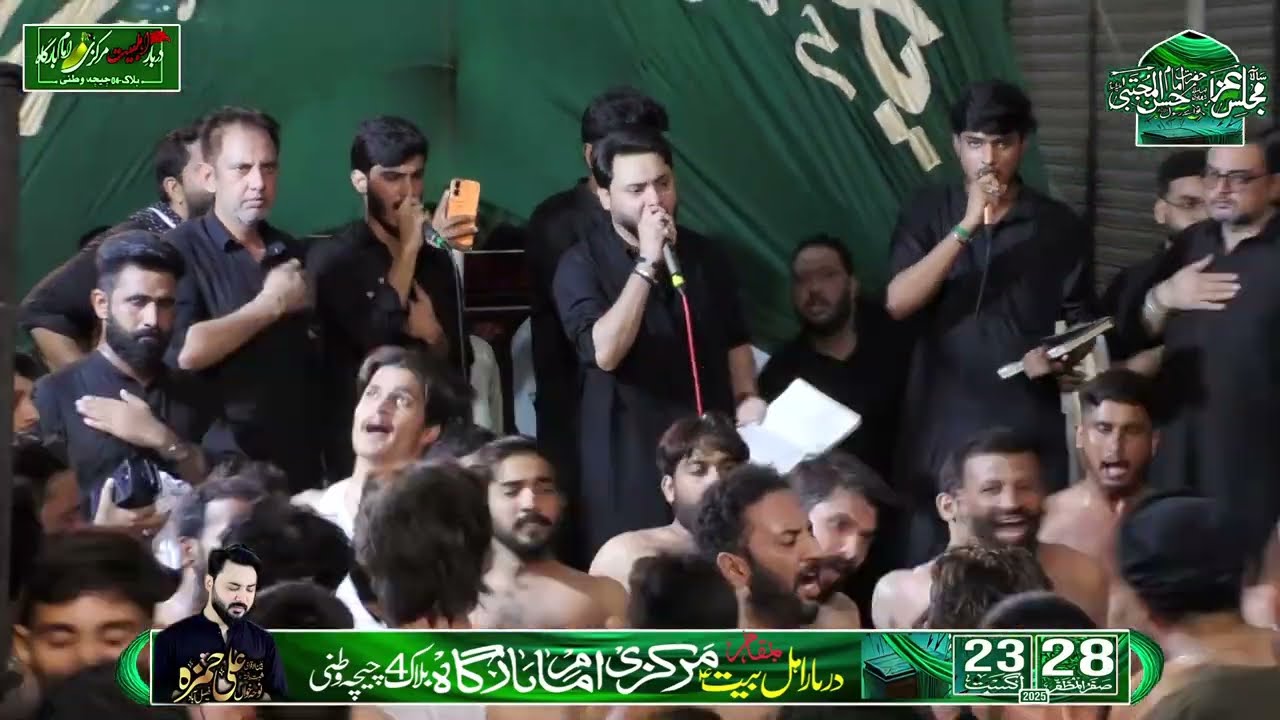 Ali Hamza | 28 Safar 2025 | Mara Gya Hy Logo | Sangat Bab ul Hawaij Markazi Imam Bargah Chichawatni