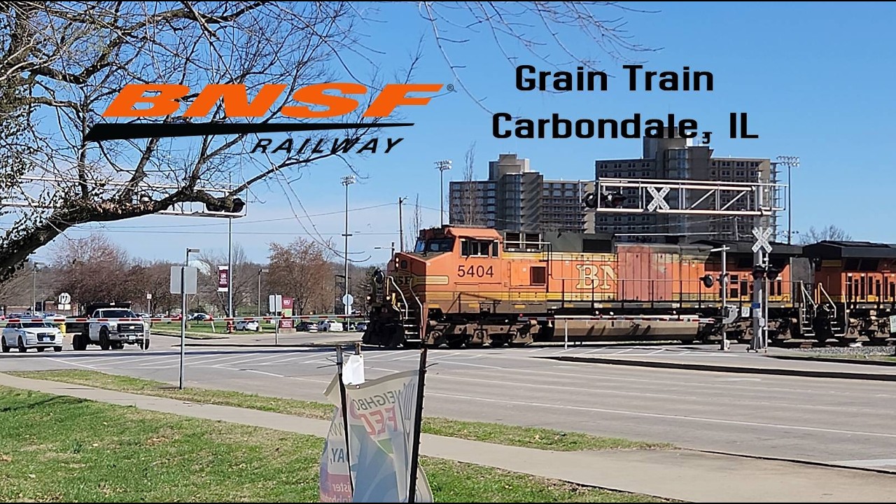 BNSF Grain Train Carbondale, IL