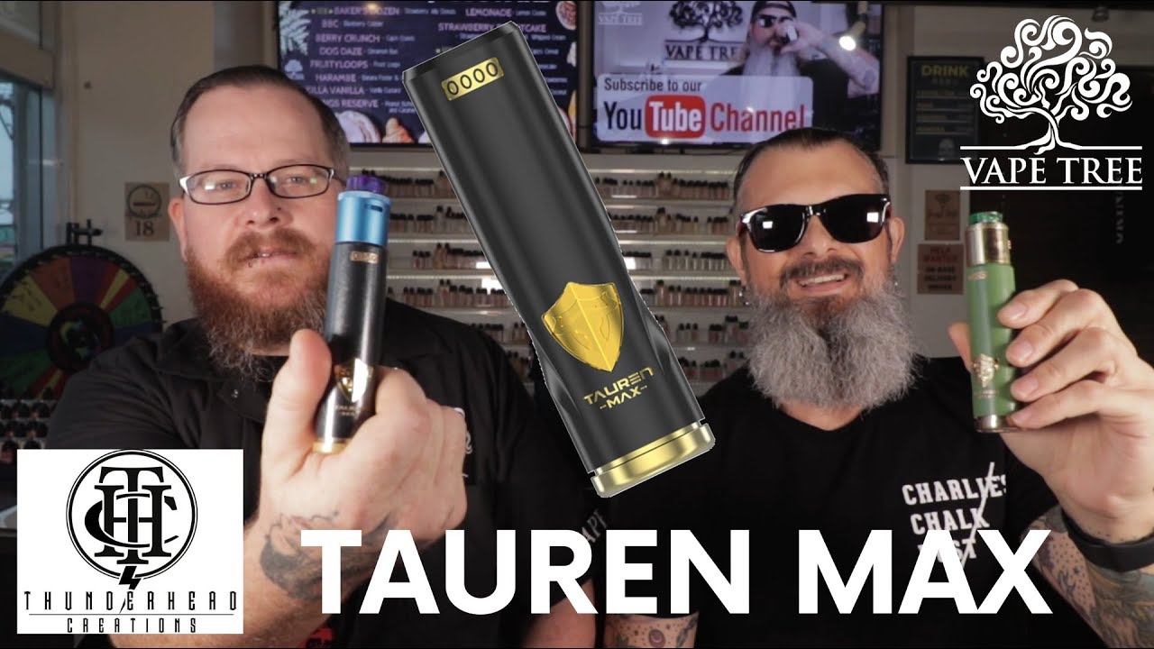 THC TAUREN MECH MOD - Vape Tree Review (字幕付き)