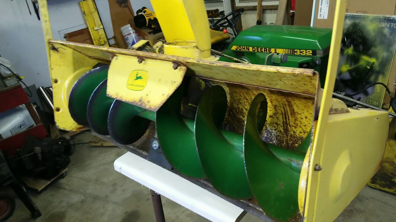 Snowblower clean-up Part 1
