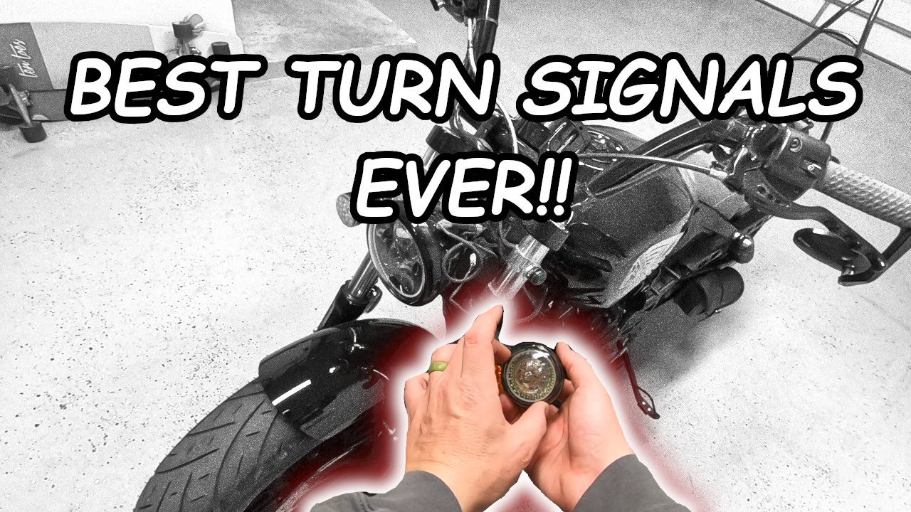Custom Dynamic Indian Scout Bobber Turn Signals