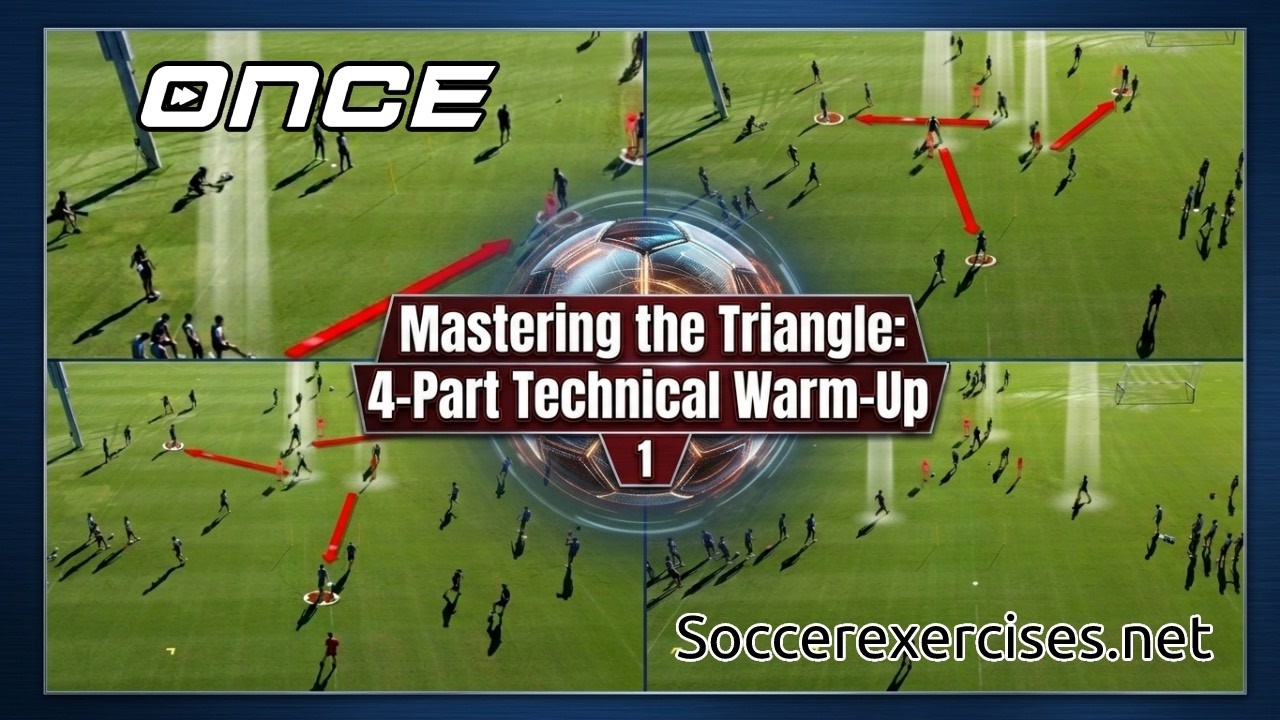 Mastering the Triangle: 4-Part Technical Warm-Up ⚽🔥