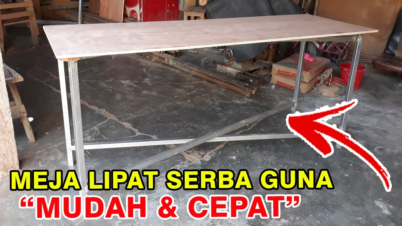 CARA MEMBUAT MEJA LIPAT SEDERHANA