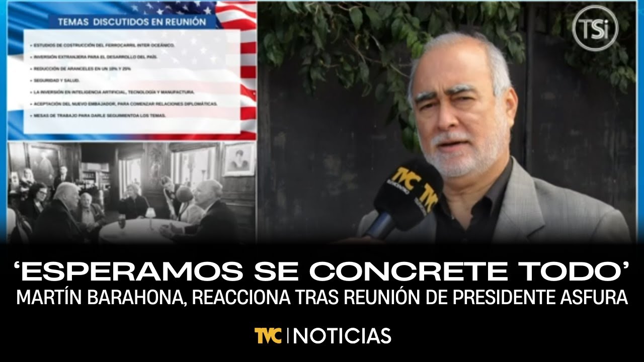 Martín Barahona: 'Esperamos que se concrete todo lo acordado'