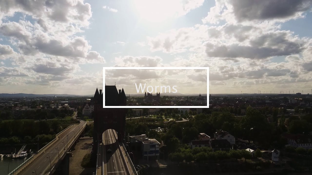 Worms, Germany - 4k video from Fimi X8 SE