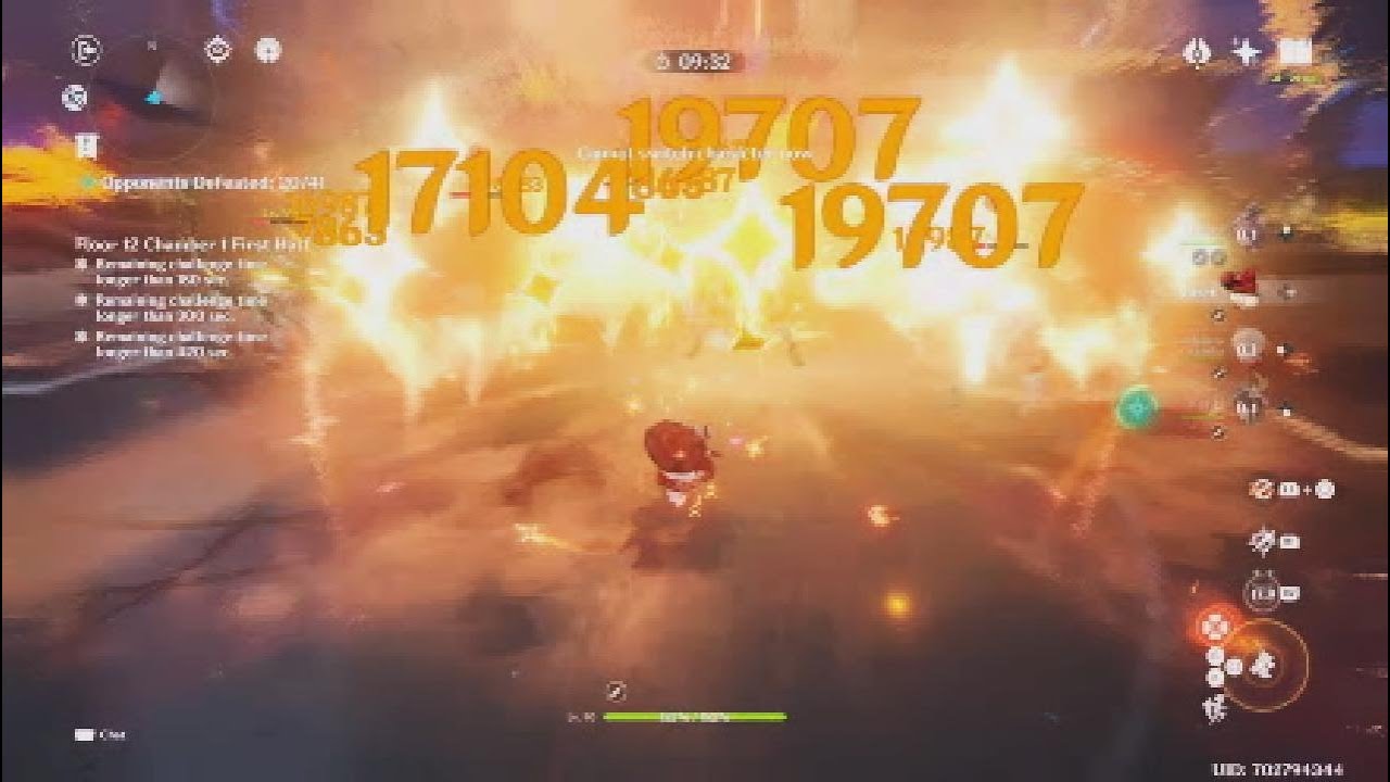 Genshin Impact  - Abyss Luna III : Klee inferno / Naviaresa