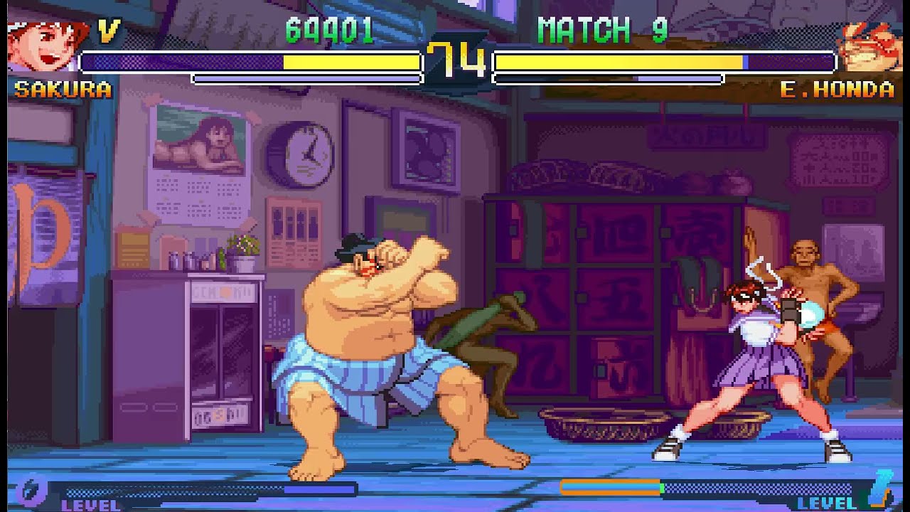 Street Fighter Alpha Zero v1. 3 IKEMEN Go Sakura Gameplay