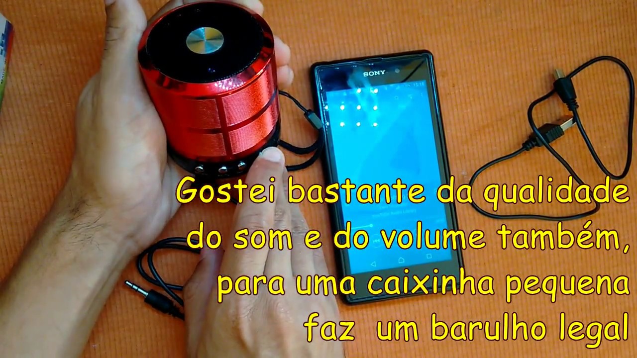 Como sincronizar caixinha de som bluetooth com o celular ou outro aparelho - demonstrando funções