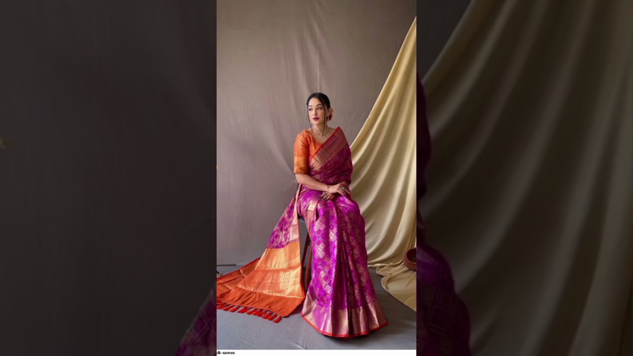 latest patola sarees//lady shine #dev #womensclothing