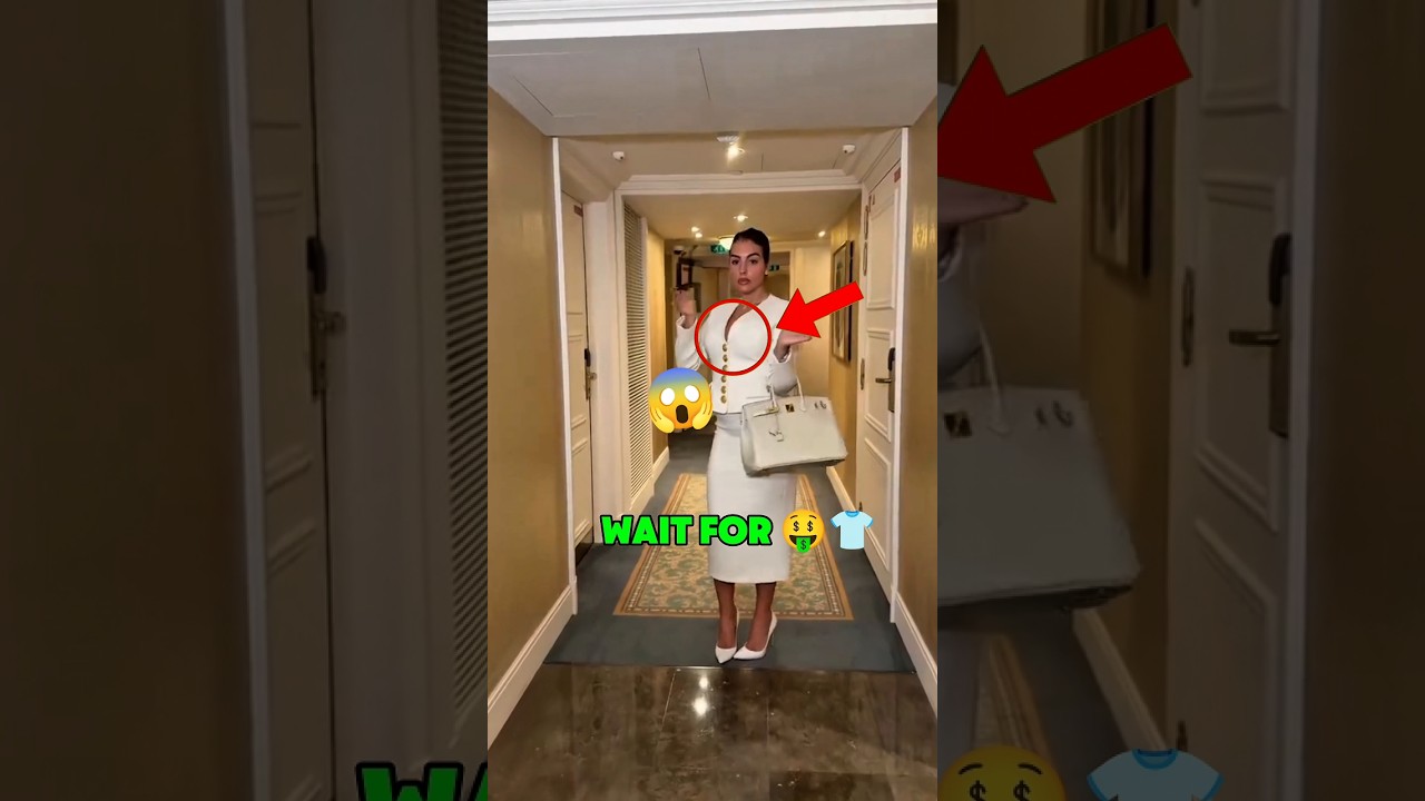 Georgina Rodriguez Elegant Blazer Skirt Dress Price🤑 😱💸#georginarodriguez cristiano ronaldo #shorts