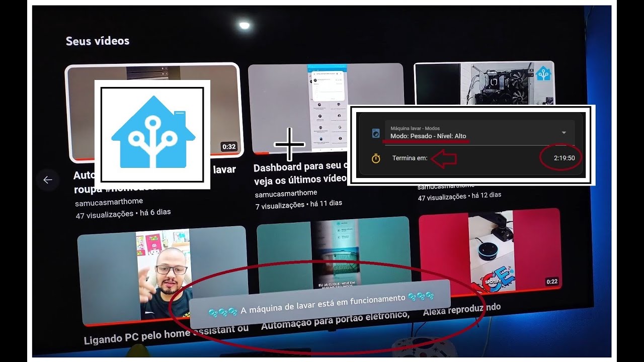Automação para máquina de lavar simples #homeassistant #automaçãoresidencial #iot #internetdascoisas