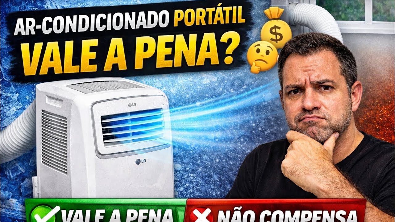  Ar-Condicionado Portátil Vale a Pena? Testei e mostro na Prática a Verdade! 