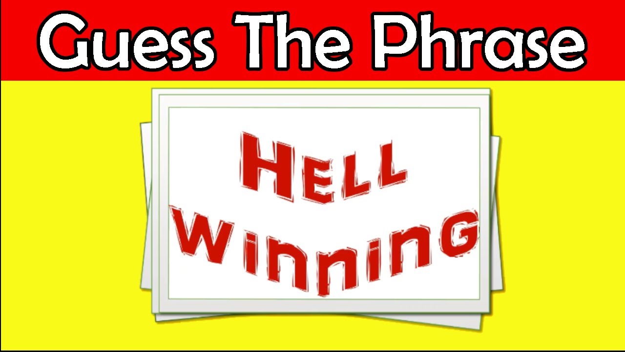 Rebus Puzzle | Picture puzzle for Game Night