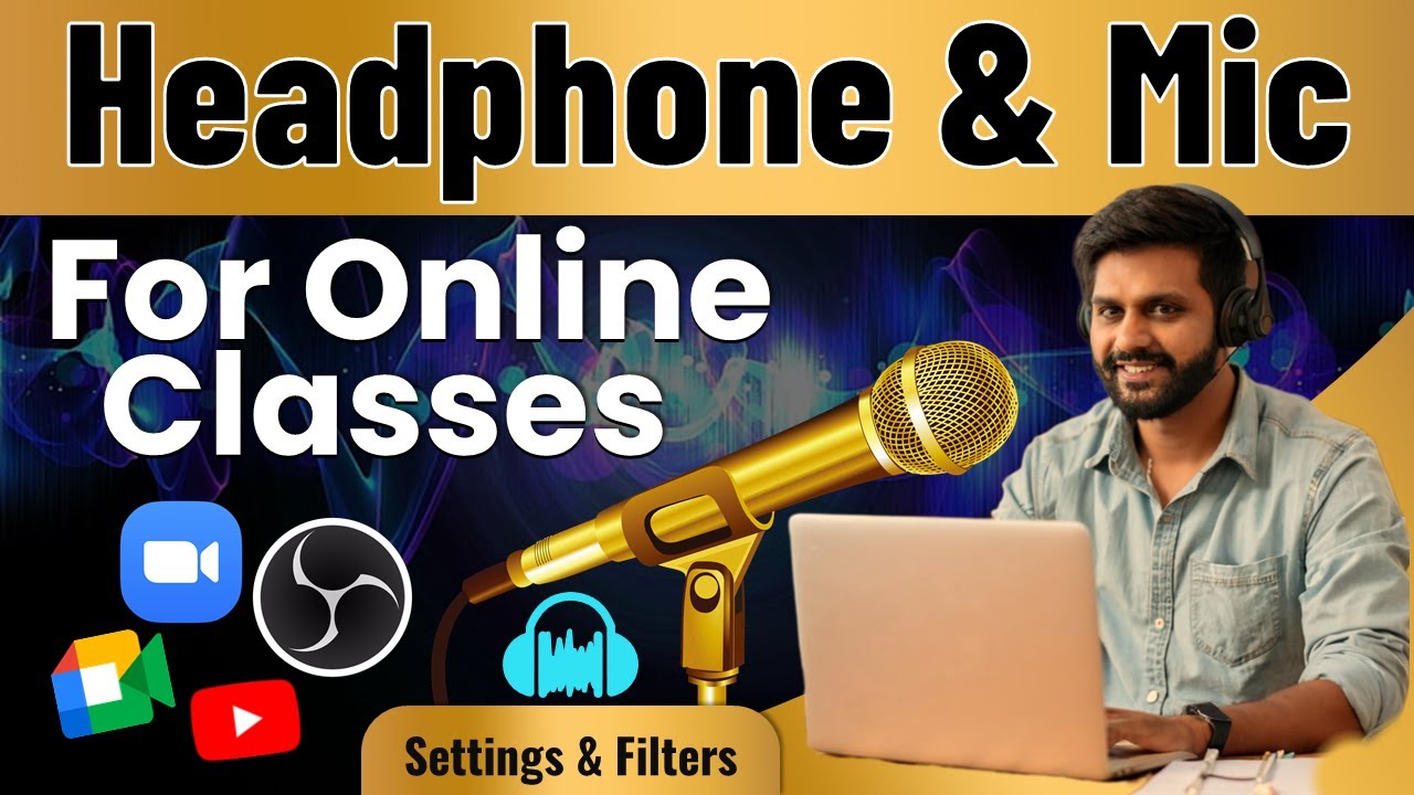 Why do I use headphones? Perfect Headset & Mic Setup for Online Classes!