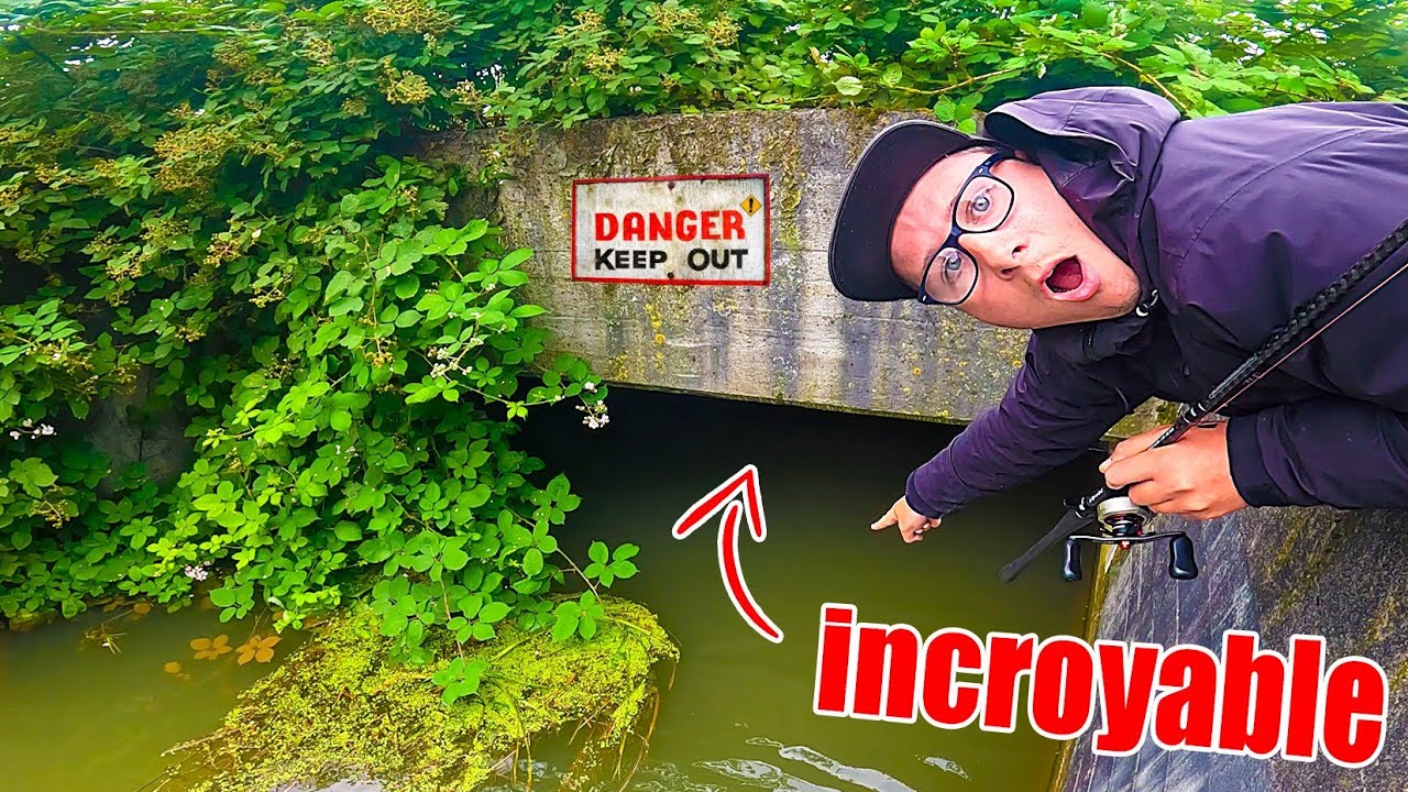 INCROYABLE D&Eacute;COUVERTE dans ce TUNNEL, 24H pour p&ecirc;cher un MONSTRE !! ( Ft @BrochetPerche )