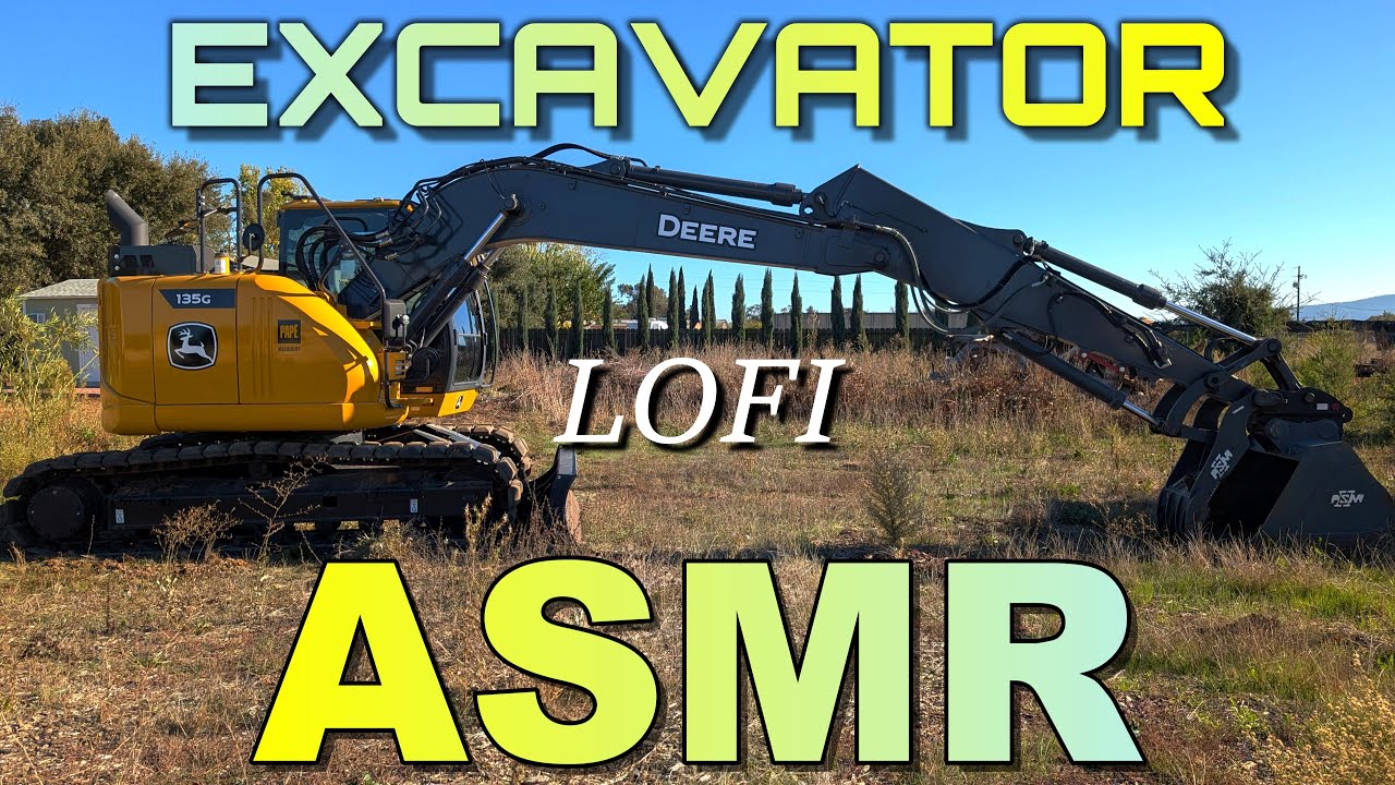 ASMR in my EXCAVATOR again! ( scratching, tapping and whisper LOFI ASMR)