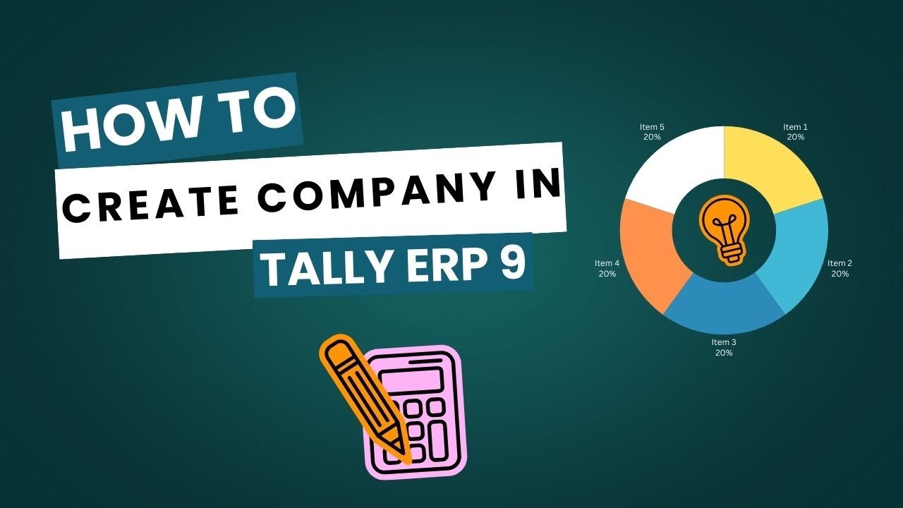 How to create a company in Tally Erp 9 || #tally #tallytutorial #tallyprime #excel