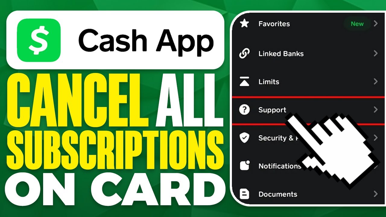 How To Cancel All Subscriptions On Cash App Card 2025