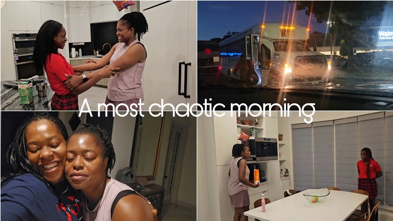 My VERY CHAOTIC New MORNING ROUTINE! | My Life in AMERICA