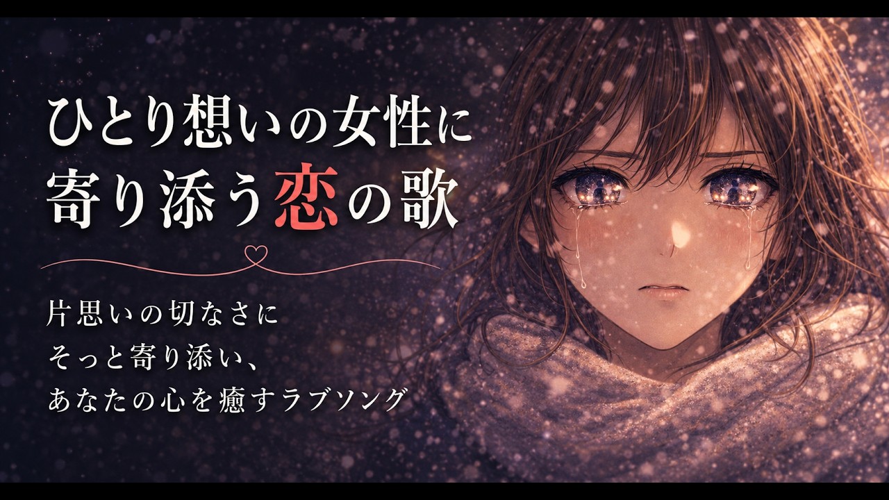 【ひとり想いの女性に寄り添う恋の歌】｜ 氷の花