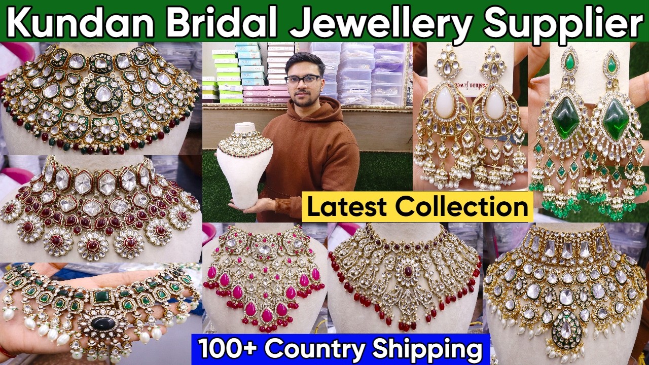 Latest Premium Quality Designer Bridal Kundan Polki Jewellery Collection 2026 | New Celebrity Design