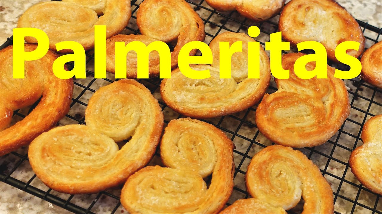 Receta de las Palmeritas - Corazones de Hojaldre - Palmiers paso a paso