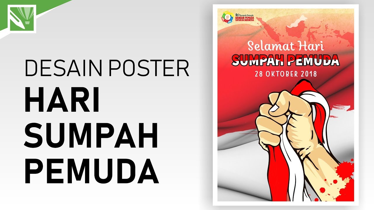 Tutorial Desain Poster Hari Sumpah Pemuda Dengan CorelDRAW X7 - Desain Poster Dengan CorelDRAW X7