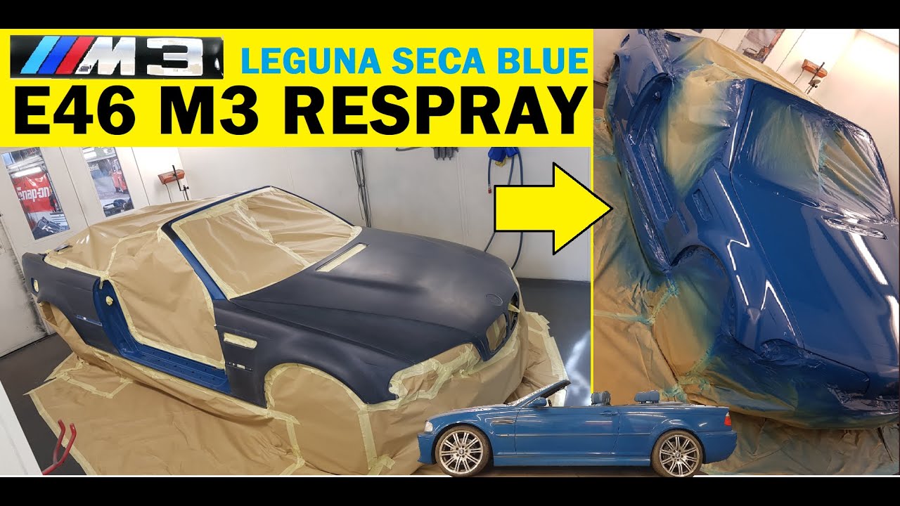BMW E46 M3 FULL RESPRAY! Laguna Seca Blue!