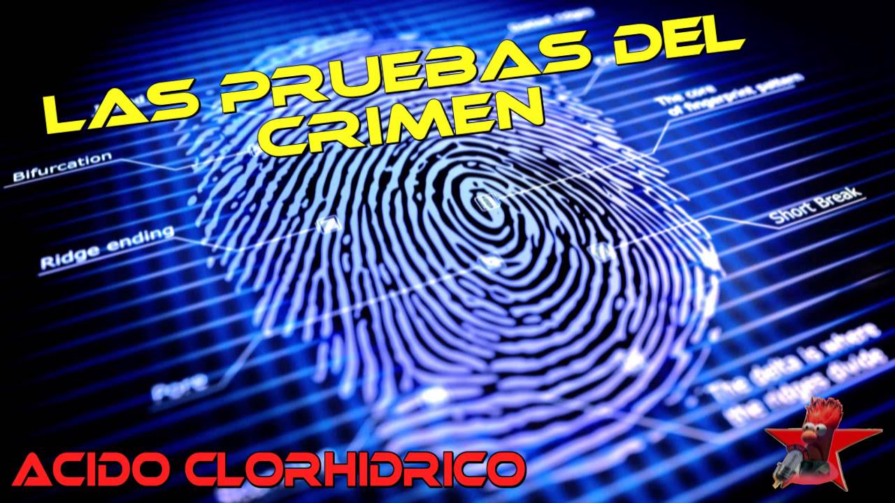 las pruebas del crimen, ácido clorhídrico