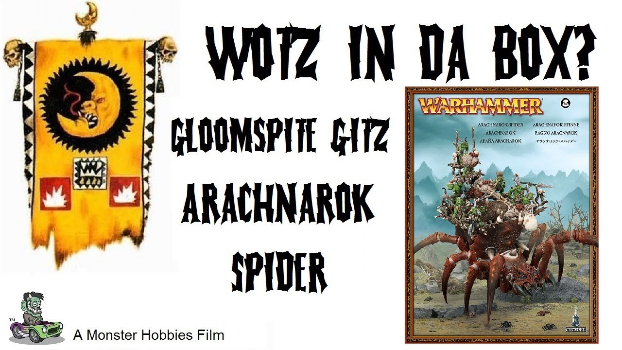 What's In The Box? Gloomspite Gitz Arachnarok Spider - A Model Kit Unboxing Video