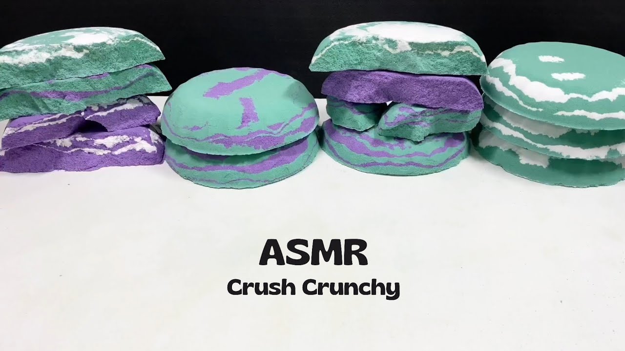 ASMR Baking Soda Crunchy Pieces Crush #AsmrCrushCrunchy