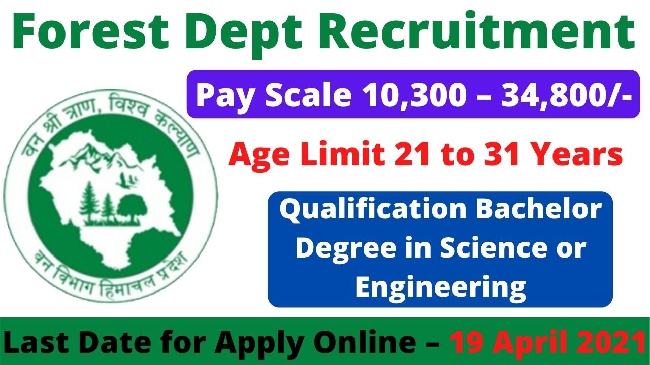 forest guard & ranger recruitment 2021 | new vacancy 2021, sarkari naukri 2020 | govt jobs 2021