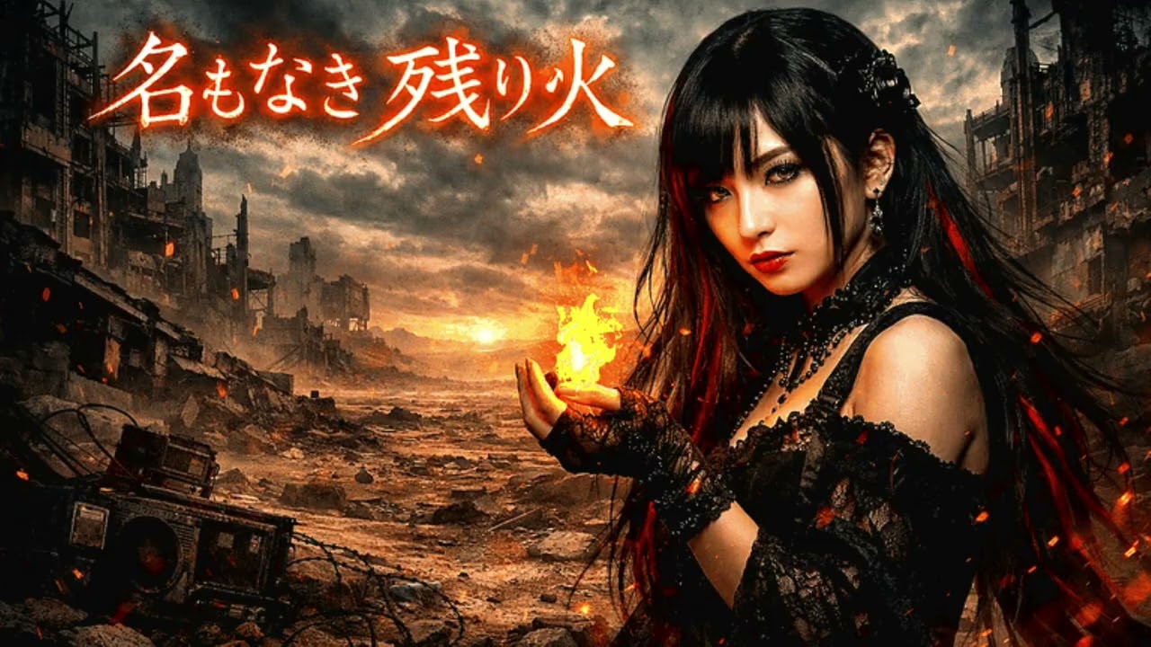 名もなき残り火｜｜Anime Song｜Epic Music｜AI Music Video｜Japanese Rock｜Visual Kei｜Symphonic Metal｜