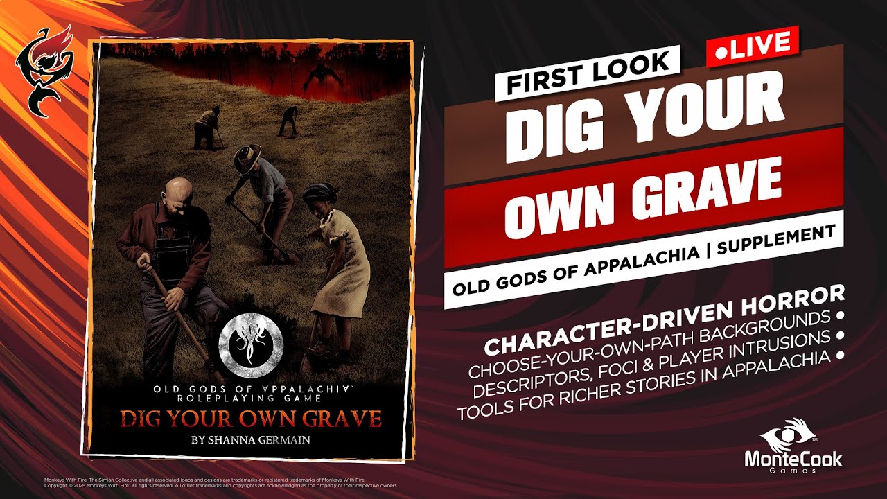 DIG YOUR OWN GRAVE – OLD GODS OF APPALACHIA CHARACTER GUIDE || FIRST LOOK