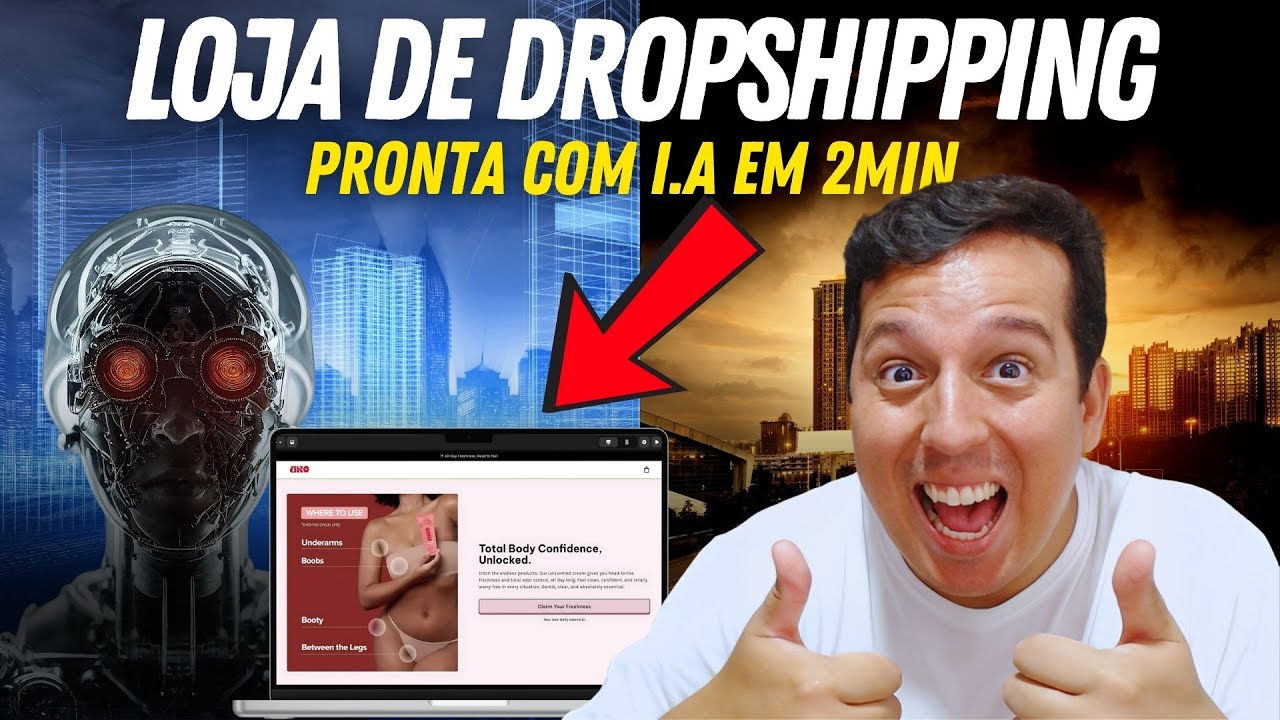 Como criar Loja de Dropshipping com Inteligência Artificial [ DropMagic ]