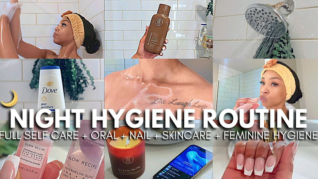 My Cozy Winter Hygiene & Self Care Routine for Nighttime | skin care + feminine hygiene