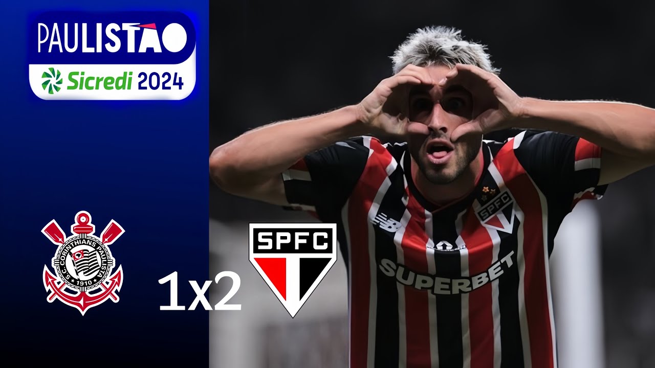 Corinthians 1x2 S&atilde;o Paulo / Melhores Momentos ( PAULIST&Atilde;O 2024 )