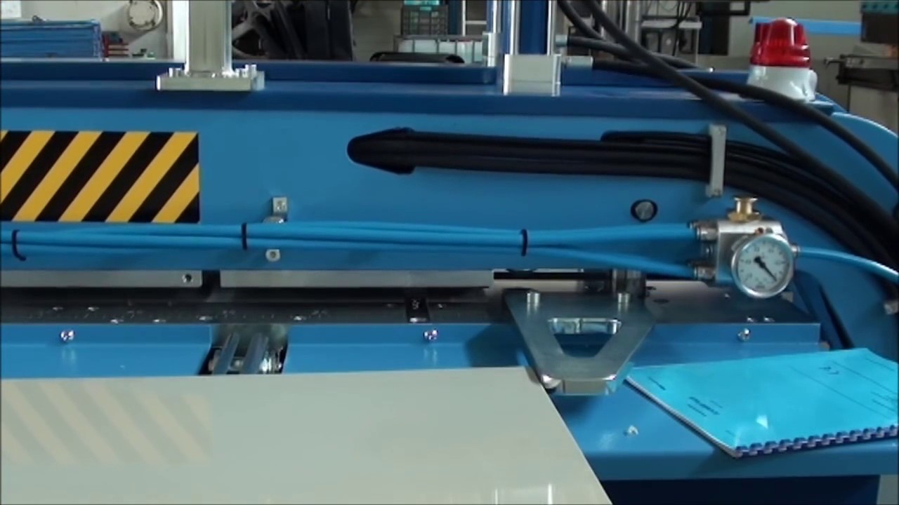 Zgrzewanie doczołowe płyt PEHD, PP, PVC Maszyna HERZ SLV 3000 CNC