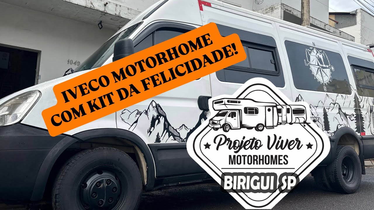 IVECO MOTORHOME COM “KIT DA FELICIDADE” | Ar 12V + Bateria de Lítio + DCDC – o combo dos sonhos!
