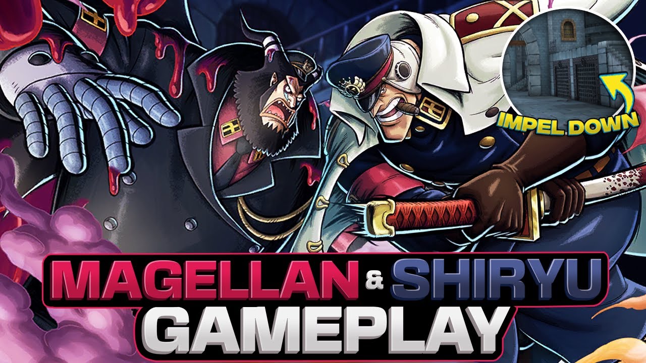 Magellan & Shiryu Gameplay (Impel Down Stage) | One Piece Bounty Rush