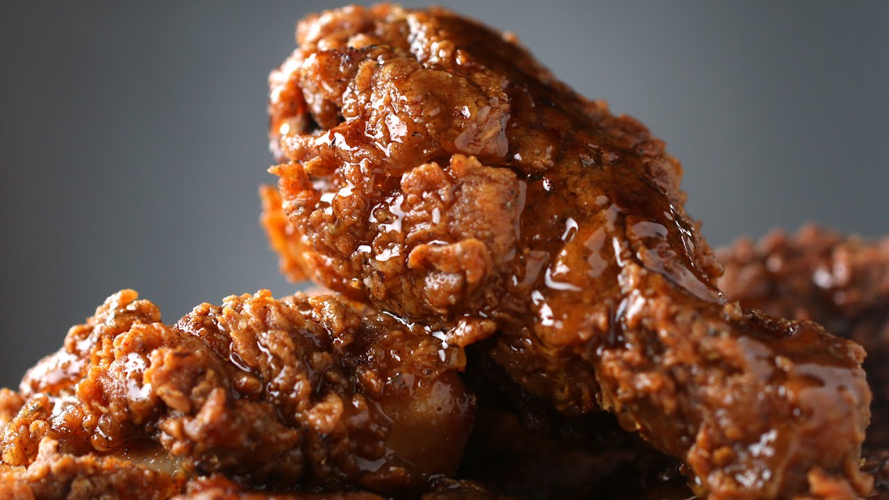 Crispy Honey-Glazed Fried Chicken
