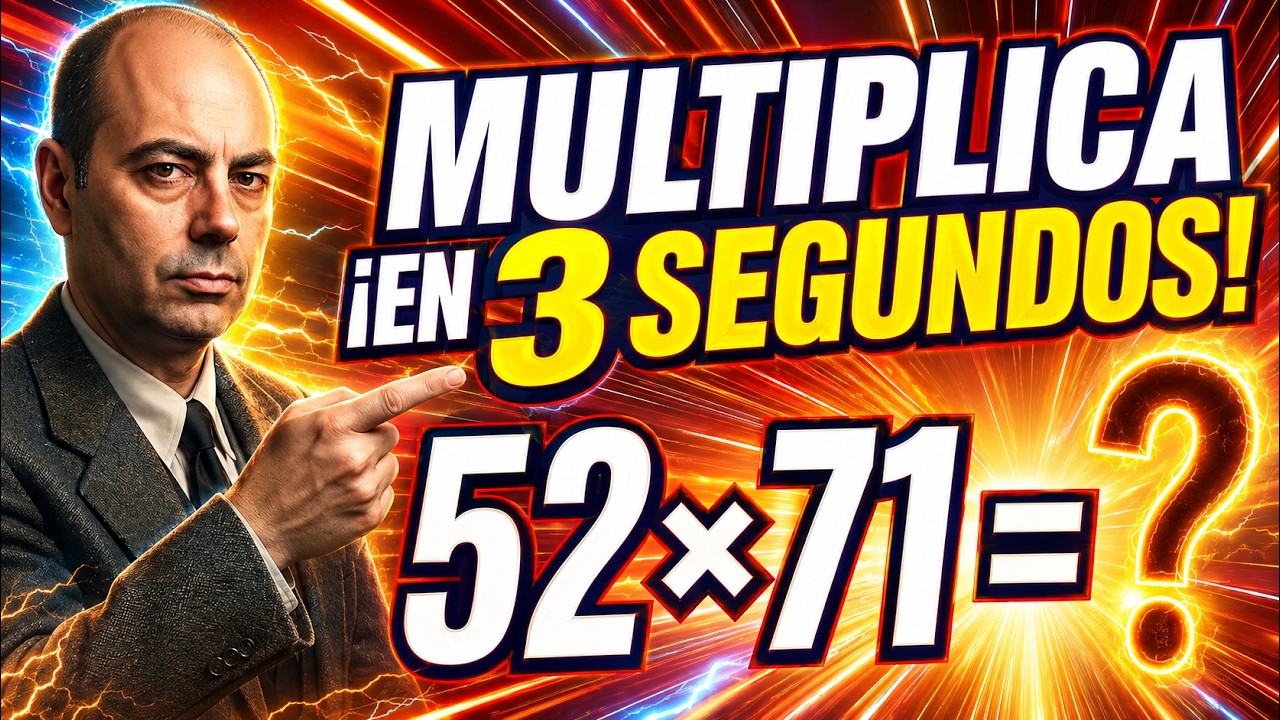 MULTIPLICA en 3 SEGUNDOS ⚡ Cálculo Mental Rápido