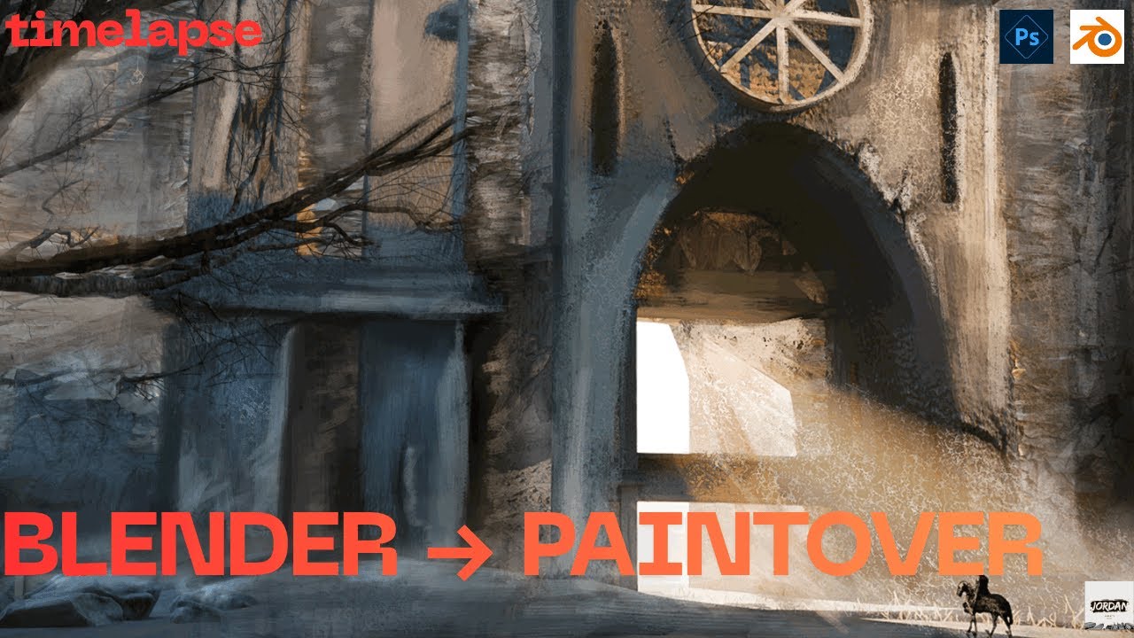 This Blender Scene Looked Flat… Until I Painted It