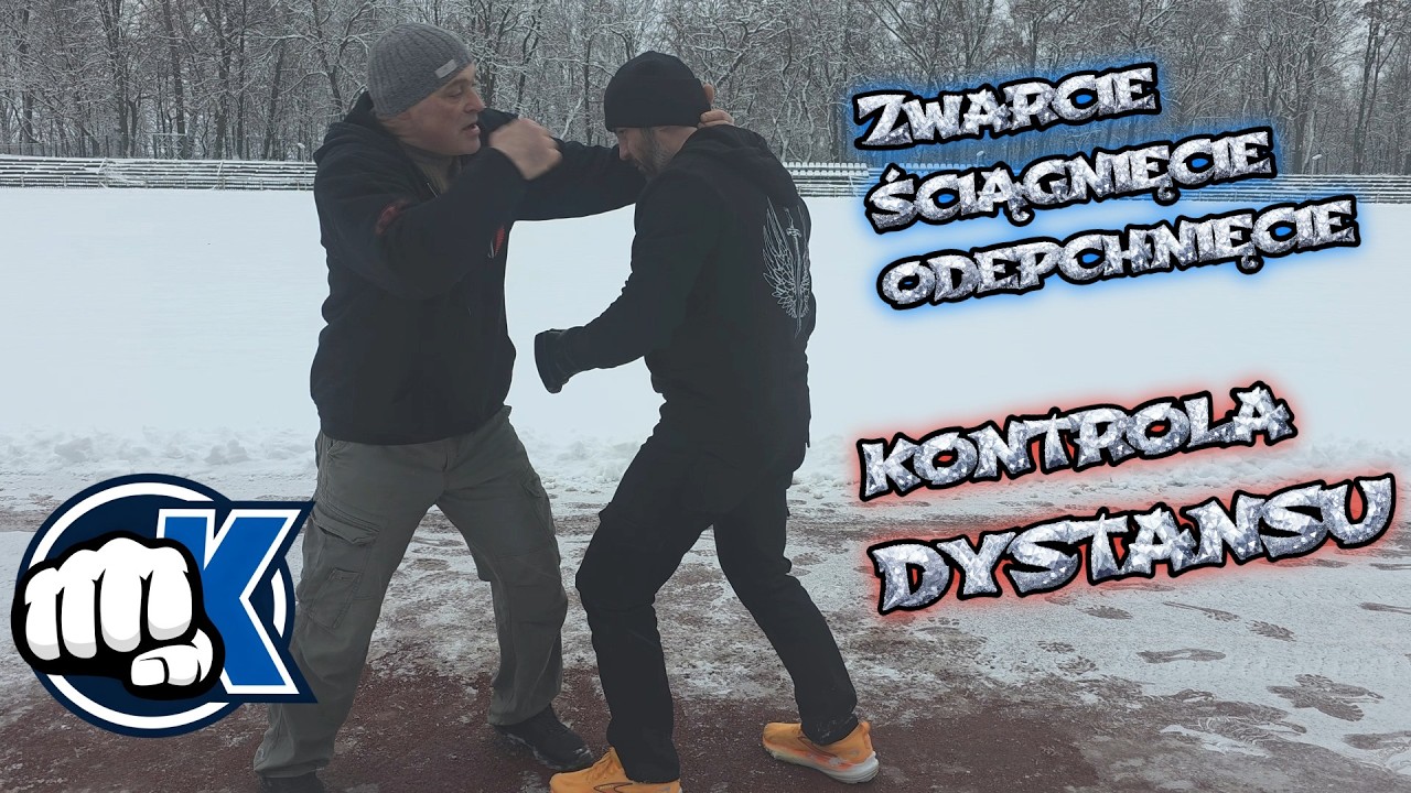 Zwarcie - ściągnięcie - odepchnięcie. Kontrola dystansu - Wojtek Karaźniewicz - Sztuki Walki (016)