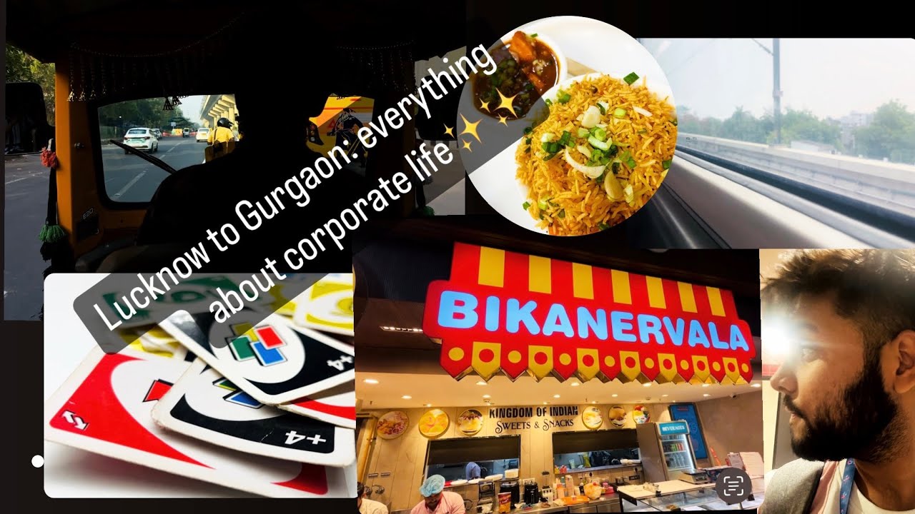 Lucknow to Gurgaon: everything about corporate life📂🚍 #LucknowToGurgaon #CorporateLifeJourney #vlog