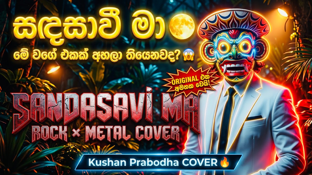 Sandasavi ma | සඳ සාවී මා Rock metal cover #kushanprabodha #sinhalametal #sinhalarock