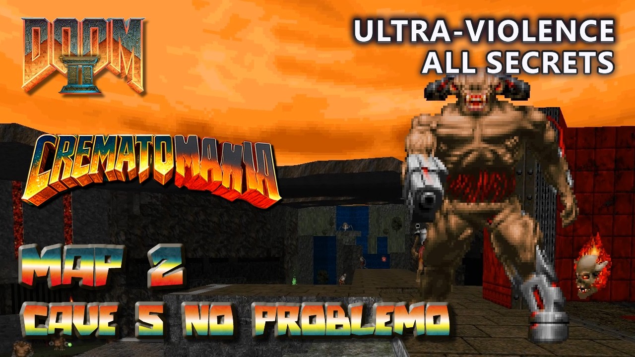 Doom 2 - Crematomania - Map 2 - Ultra-Violence - All Secrets