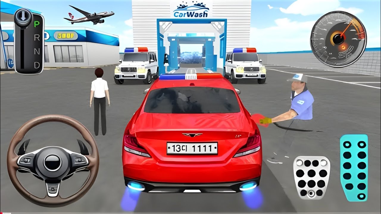 New Red Mercedes G63 For Parking - 3d Driving Class android game || Car Game#gameplay #cargame